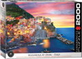 EUROGRAPHICS Puzzle Manarola za soumraku, Itálie 2000 dílků