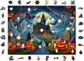 WOODEN CITY Dřevěné puzzle Halloweenský hrad 1010 dílků