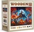 WOODEN CITY Dřevěné puzzle Halloweenská dýně 1010 dílků
