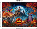 WOODEN CITY Dřevěné puzzle Halloweenská dýně 1010 dílků