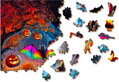 WOODEN CITY Dřevěné puzzle Halloweenská dýně 1010 dílků