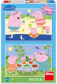 DINO Puzzle Peppa Pig: Na dovolené 2x48 dílků