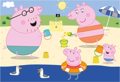 DINO Puzzle Peppa Pig: Na dovolené 2x48 dílků