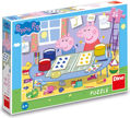 DINO Puzzle Peppa Pig: Výtvarník 24 dílků