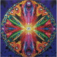 NORIMPEX Diamantové malování 7D Mandalový ovál 30x40cm