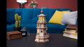 UGEARS Svítící 3D puzzle Maják Split Rock 295 dílků