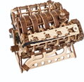 UGEARS 3D puzzle Motor V8, 776 dílků