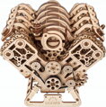 UGEARS 3D puzzle Motor V8, 776 dílků