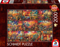 SCHMIDT Puzzle Cestování s knihami a vínem 2000 dílků