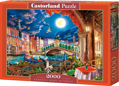 CASTORLAND Puzzle Romantický večer v Benátkách 2000 dílků