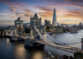 DINO Svítící puzzle Soumrak nad Tower Bridge 1000 dílků