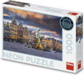 DINO Svítící puzzle Bouře nad Antverpami 1000 dílků