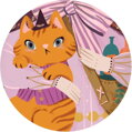 DJECO Podlahové obrysové puzzle Čarodějka Lily 36 dílků