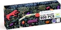 DJECO Panoramatické puzzle Království koček 500 dílků