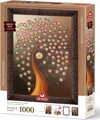 ART PUZZLE Puzzle s rámem a lepidlem 3v1 99 jmen Alláha 1000 dílků