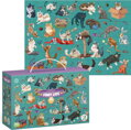 DODO Puzzle Zábavné kočky 100 dílků