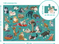 DODO Puzzle Zábavné kočky 100 dílků