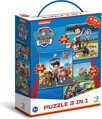 DODO Puzzle Tlapková patrola: Připravení do akce 3v1 (25,36,54 dílků)