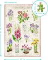 DODO Puzzle Botany: Zahradní květiny 400 dílků