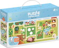DODO Puzzle Labyrint: Cesta farmou 10 dílků