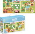 DODO Puzzle Labyrint: Cesta farmou 10 dílků