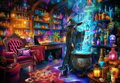 BLUEBIRD Puzzle Čarodějnické doupě 1000 dílků