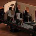 ROBOTIME Rolife 3D dřevěné puzzle Parní lokomotiva 405 dílků