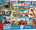 TREFL Puzzle EasyPiece: Poštovní známky 300 dílků