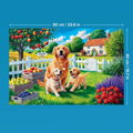 TREFL Puzzle EasyPiece: Psi na venkově 300 dílků