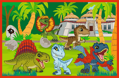 TREFL Puzzle Jurský svět: Malí dinosauři 2x24 dílků
