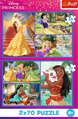 TREFL Puzzle Disney princezny: Pohádkové dny 2x70 dílků