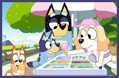 TREFL Puzzle Bluey: Zábavný Bluey 2x24 dílků