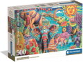CLEMENTONI Puzzle Karnevaloví sloni 500 dílků