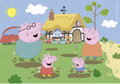 CLEMENTONI Puzzle Prasátko Peppa: Zábava v blátě 30 dílků