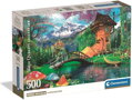 CLEMENTONI Puzzle Domov ve staré botě 500 dílků