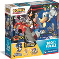 CLEMENTONI Puzzle Ježek Sonic v akci 180 dílků