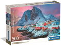 CLEMENTONI Puzzle Vesnice Hamnoy 500 dílků