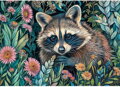 CHERRY PAZZI Puzzle Mýval v květinách 1000 dílků