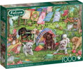 FALCON Puzzle Štěňata na zahradě 1000 dílků