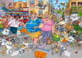 JUMBO Puzzle WASGIJ 46: Šílenství střední uličky 1000 dílků
