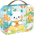 JANOD Puzzle v kufříku Zvířátka 4v1 (6,9,12,16 dílků)