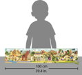 JANOD Panoramatické puzzle v kufříku Antika a mytologie 100 dílků