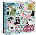 GALISON Čtvercové puzzle Kočičí doplňky 500 dílků