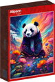 ALIPSON Puzzle Barevná panda 1000 dílků