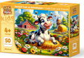 ART PUZZLE Puzzle Roztomilá kravička a přátelé 50 dílků