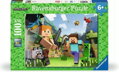 RAVENSBURGER Puzzle Minecraft: Steve a Alex XXL 100 dílků