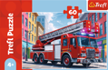TREFL Puzzle Hasičský vůz 60 dílků
