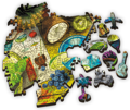 TREFL Dřevěné puzzle Barevné koktejly 501 dílků