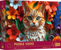 TREFL Puzzle Paper Art: Kočka 1000 dílků