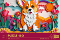 TREFL Puzzle Paper Art: Štěně 160 dílků
